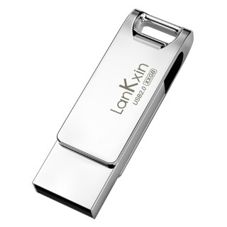 LanKxin 兰科芯 lankxin 兰科芯 V9 USB 2.0 U盘 雪白银 32GB USB