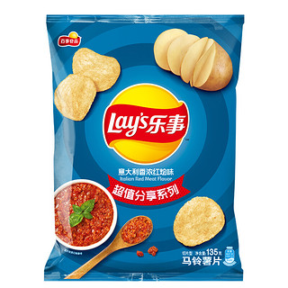 Lays 乐事 意大利香浓红烩味薯片 135g