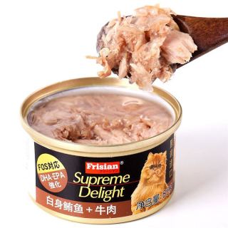 Frisian 富力鲜 猫罐头 白身鲔鱼+牛肉罐头 85g