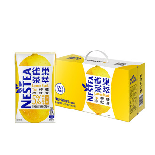 Nestlé 雀巢 Nestle雀巢茶萃柠檬冻红茶果汁 茶饮料250ml*6 联包