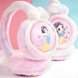 Disney 迪士尼 儿童耳罩冬季女童耳包宝宝保暖耳捂女孩耳暖卡通可爱护耳套 DSP76404炫彩 3岁以上