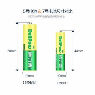 Delipow 德力普 充电电池充电器 适用于儿童玩具电动剃须刀牙刷等 5号700mAh四节 1件