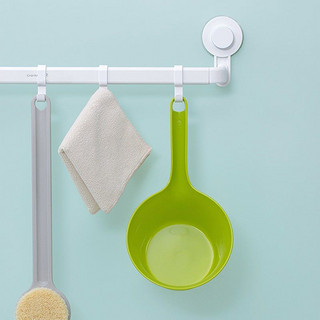 CHAHUA 茶花 水瓢塑料长柄厨房浴室用水舀子洗头洗澡水勺 颜色随机1个装