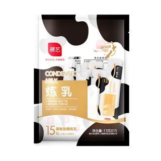 展艺 烘焙原料 炼乳 炼奶 早餐面包伴侣13g*15条