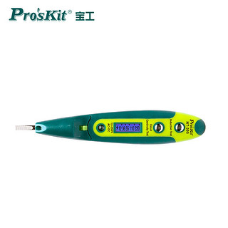 ProsKit 宝工 NT-305多功能数显式测电笔 高精度感应 电工高压验电笔 查断点线路检测(接触式)
