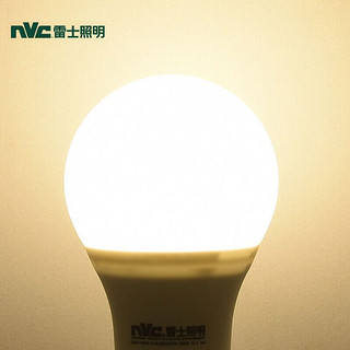 NVC Lighting 雷士照明 led灯泡 e27大螺口节能LED单只装球泡 球泡灯螺口 9W 暖黄光