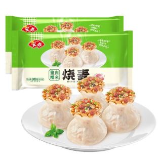 Anjoy 安井 猪肉糯米烧卖300g*2包 2包 共20个 家庭烧麦早餐面米食品 早茶点心 半成品速食熟食食材