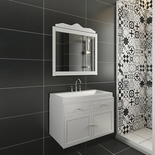 小米瓷砖 纯白色卫生间浴室墙砖黑色灰色厨房阳台地砖 可加工切割 F63073_300x600[加工规格] [加工瓷砖不退换]