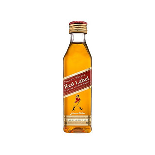 JOHNNIE WALKER 尊尼获加 红牌威士忌洋酒50ml（塑料瓶）