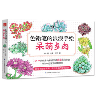 色铅笔的浪漫手绘--呆萌多肉